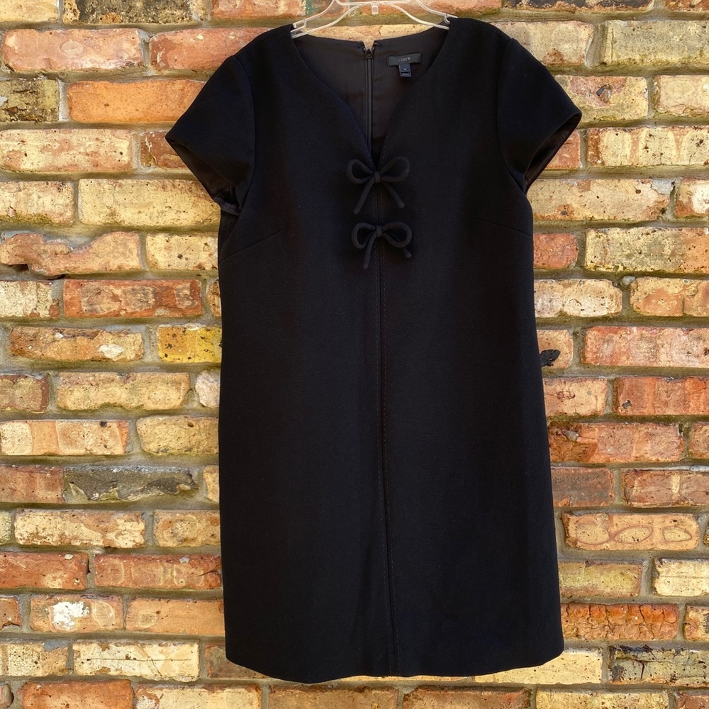 J Crew Presentation Dress Front Ribbon Size 10